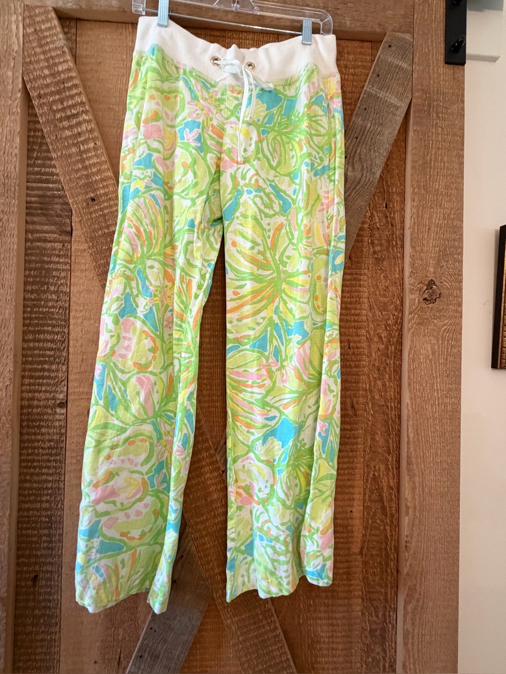 Lilly Pulitzer Linen Beach Pant S